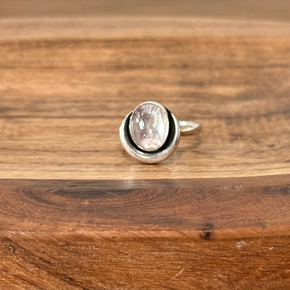 Morganite Ring Sz 6.5